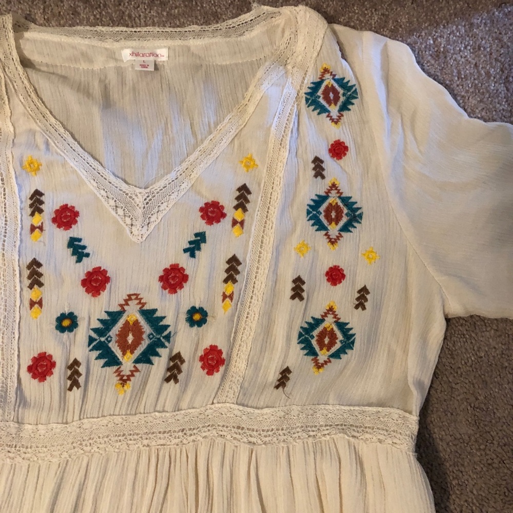 Beautiful tribal designed dress!